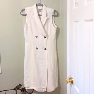 H&M Linen Dress in Off-White